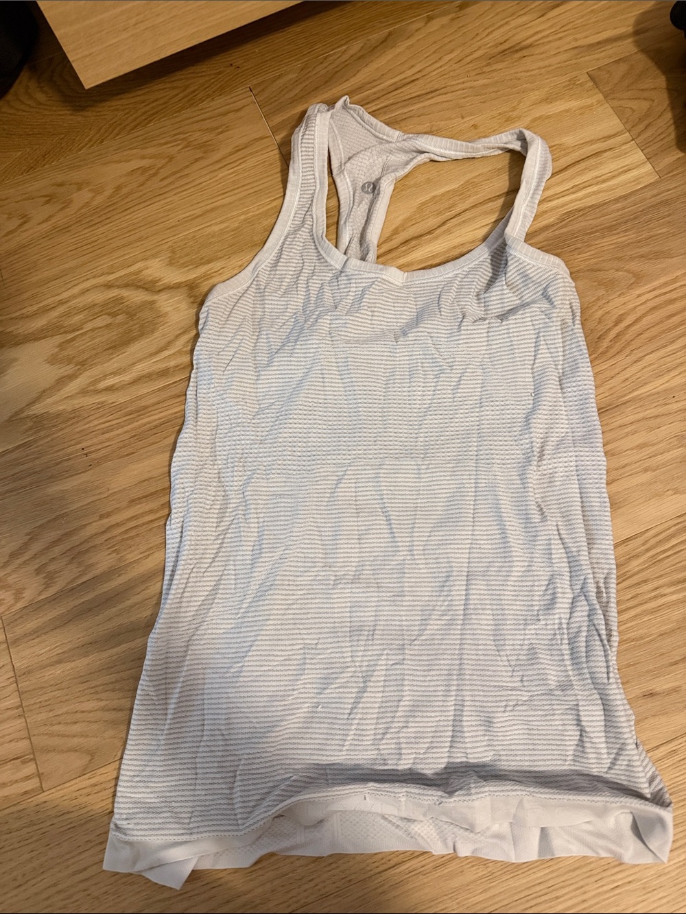 Women's Lululemon White Racerback Tank Top